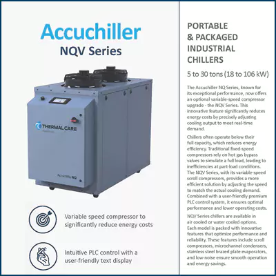NQV portable chillers 5 to 30 ton